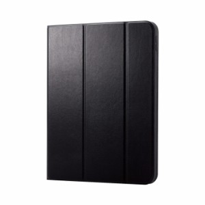 代引不可 iPad 10.9インチ 第10世代 ケース ソフトレザー 手帳型 ブラック エレコム TB-A22RDPLC2BK