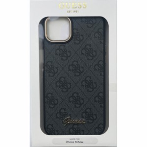 GUESS（ゲス） iPhone14 Plus モノグラム ケース ブラック エアージェイ GUHCP14MHG4SHK