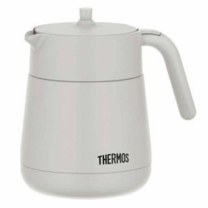 真空断熱ティーポット THERMOS ストレーナー付き 保温 保冷 700ml ライトグレー サーモス TTE-700-LGY