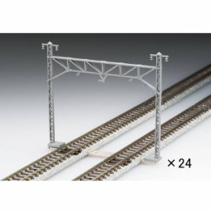 Nゲージ 複線架線柱 鉄骨型 24本入 鉄道模型 ジオラマ ストラクチャー レール 線路 風景 小物 トミーテック 3078
