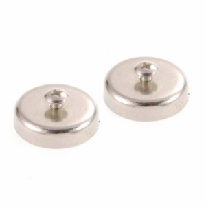 フック穴付きタップ用マグネット 丸型 2個入り 電源タップ 部品 パーツ DIY  OHM HS-A0166