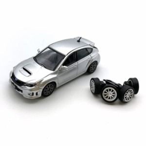 BMC 1/64 スバル インプレッサ WRX 2009 シルバー (LHD) 模型 ミニカー 64B0173