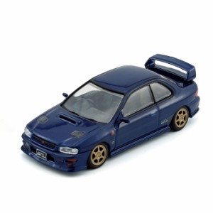 BM CREATIONS 1/64 スバル インプレッサ WRX Type R 3. 4-6 ブルー LHD 模型 ミニカー 64B0260