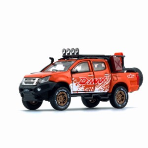 BM CREATIONS 1/64 いすゞ D-Max 2018 オレンジ ステッカー アクセサリーパック RHD 模型 ミニカー 64B0284