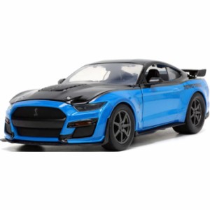 JADA TOYS 1/24 2020 フォード マスタング シェルビー GT500 グロスブルー/ブラック  模型 ミニカー 車 コレクション JADA33881