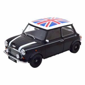 Kkscale 1/12 ミニ クーパー 1990 black/white/Union Jack 左ハンドル  模型 ミニカー 車 コレクション フリースタイル KKDC120052L