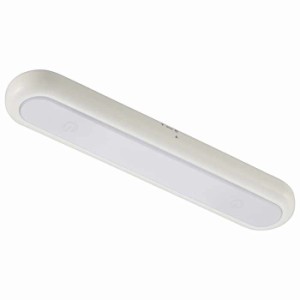 LEDナイトライト 200lm 単3形×6本使用 2段階調光 昼白色 ホワイト 廊下 寝室 照明 納戸 クローゼット 配線 工事不要 OHM NIT-BLA6P300-W