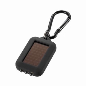 LEDソーラーキーライト 太陽電池 キーホルダー 鍵 防犯 防災 LEDライト OHM MS-03K