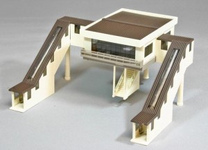 橋上駅舎(近代型) プラットホーム Nゲージ 鉄道模型 ジオラマ ストラクチャー トミーテック 4033