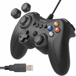 即納 代引不可 ゲームパッド PC コントローラー USB接続 Xinput Xbox系ボタン配置 FPS仕様 13ボタン 高耐久ボタン 振動 スティックカバー