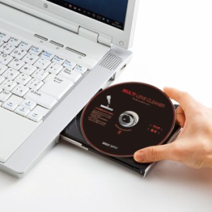 即納 代引不可 SANWA SUPPLY マルチレンズクリーナー 湿式   CD DVD ドライブ プレーヤー ゲーム機 サンワサプライ CD-MDWN