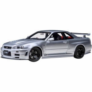 AUTOart 1/18　ニスモ Nismo R34 GT-R Z-tune （Z-tune シルバー） ミニカー 模型 オートアート 77461