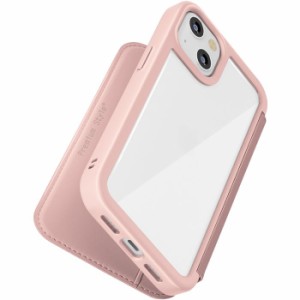 iPhone 14 iPhone 13 6.1インチ 用 手帳型 ガラス フリップ ケース カバー ピンク PGA PG-22KGF04PK
