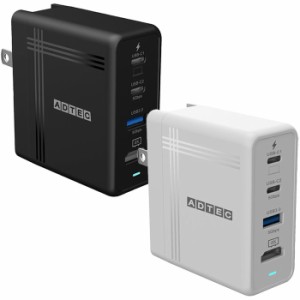 USB充電器 PowerDelivery対応 4K出力対応 急速充電器 PD対応 PSE技術基準適合 74W/AC2H ADTEC APD-V074AC2H