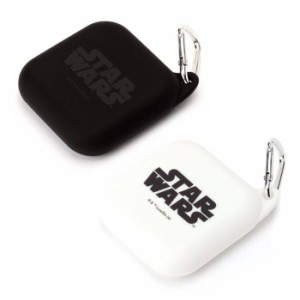 スマートポーチ カラビナ付 シリコンポーチ 小物入れ ケース スターウォーズ ロゴ STAR WARS ロゴデザイン ブラック ホワイト