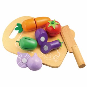 木製おままごとセット やさい 野菜 面ファスナー式 野菜5種類 おままごと ごっこあそび 知育玩具 おもちゃ 玩具 オモチャ アーテック 675
