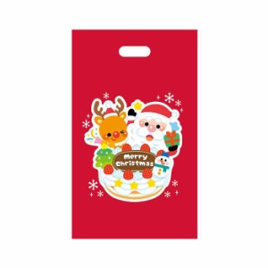 クリスマスプレゼント袋 マチ無し 100枚 50ｘ30cm ラッピングバッグ ラッピング袋 Christmas Xmas 袋 バッグ 簡易包装 ギフト 販促 店舗 