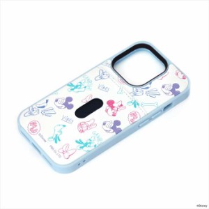 iPhone 14 Pro 6.1インチ 用 ケース カバー タフポケットケース ミッキー＆フレンズ 耐衝撃 カードポケット Disney ディズニー PGA PG-DP