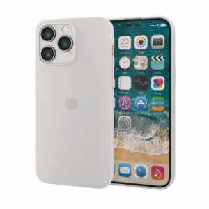 代引不可 iPhone 14 Pro Max ケース カバー ソフト 最軽量 超極薄 カメラ周り保護 薄さ0.5mm 極み設計 マットクリア エレコム PM-A22DPP0