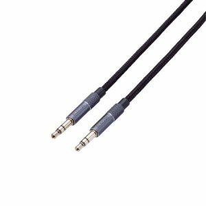 代引不可 ステレオミニプラグ AUX オーディオケーブル φ3.5mm 50cm 高耐久 ブラック イヤホンジャック付き iPod iPhone iPad Android ヘ