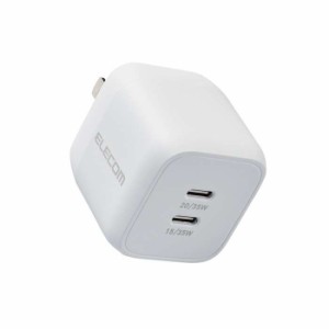 即納 代引不可 USB Type-C 充電器 ホワイト PD PPS対応 出力 35W タイプC ×2  MacBook Air iPad iPhone Android Nintendo Switch 等対応