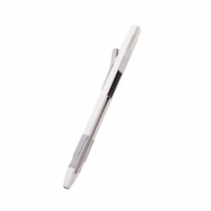 代引不可 Apple Pencil アップルペンシル 第2世代 ケース ハード カバー ノック式 ホワイト クリップ ラバーグリップ付 握りやすい 装着