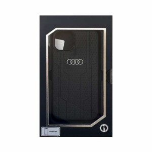 Audi アウディ 公式ライセンス iPhone 13 6.1インチ 2眼モデル PUレザー バックカバー シンプル ブランド エアージェイ AU-TPUPCIP13-A6/