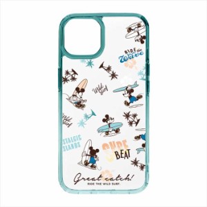 iPhone15 対応 ケース カバー グラデーションハイブリッドケース ミッキーマウス Disney キャラクター iPhoneカバー iPhoneケース Premiu