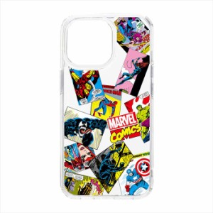 iPhone15 Pro 対応 ケース カバー クリアハイブリッドケース マーベル MARVEL キャラクター iPhoneカバー iPhoneケース Premium Style PG