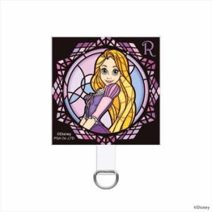 ディズニープリンセス ステンドグラス調 ストラップホルダー ラプンツェル Disney Rapunzel 挟むだけ ストラップホール Premium Style PG