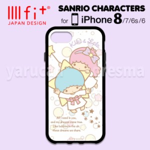 iPhone8/7/6s/6対応 ケース サンリオ IIII fit イーフィット（キキ&ララ）iPhone サンリオ キキララ リトルツインスターズ