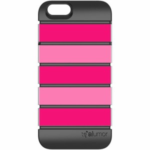 【値下】SKIN PLAYER iPhone 6s/6 Alumor ウレタン&アルミケース Pink / Baby Pink ALMI6PK-BP