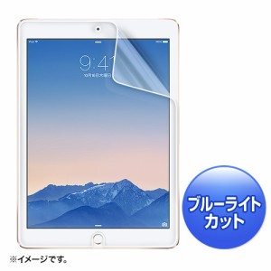 代引不可 サンワサプライ iPad Air 2用ブルーライトカット液晶保護指紋防止光沢フィルム LCD-IPAD6BC