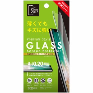 iPhoneX 用 液晶保護ガラスフィルム スーパークリア＋スリム PGA PG-17XGL03