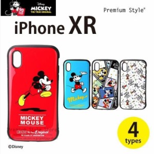 iPhone XR 6.1 インチ 用 ケース カバー 耐衝撃 ハイブリッド タフケース ディズニー ミッキーマウス ４デザイン PGA PG-DCS48****
