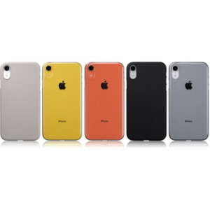 iPhone XR 用 ラバー ケース カバー Air Jacket for iPhone XR ４カラー パワーサポート PUK-7*