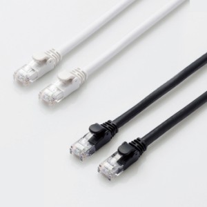 代引不可 LANケーブル CAT6A 2m スタンダード 10Gbps 高速 PC インターネット 接続 爪折れ防止 エレコム LD-GPA/2