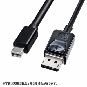 即納 代引不可 ミニ-DisplayPort変換ケーブル Ver1.4認証 8K/60Hz HDR対応 1m ブラック 画像/音声 伝送 サンワサプライ KC-DPM14010