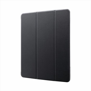 iPad Pro 2020 12.9インチ フラップケース Clear Note 背面クリア PUレザー 軽量 スリム ブラック LEPLUS LP-ITPL20CNTBK