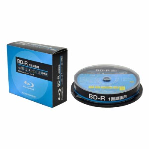 BD-R 1回録画用 25GB 1〜4倍速 10枚入りスリムケース ホワイトレーベル インクジェットプリンタ対応 ブルーレイディスクメディア  グリー