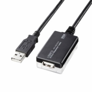 即納 代引不可 USB2.0アクティブリピーターケーブル 12m延長 ケーブル長12m ハイパワーリピーターケーブル USBケーブル 延長ケーブル ブ