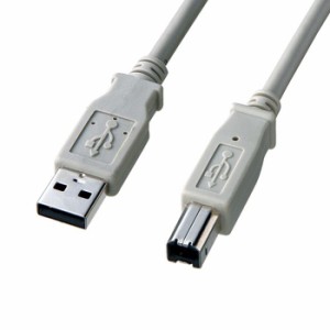 即納 代引不可 エコUSBケーブル 5m 地球にやさしいECO USBケーブル USB2.0ケーブル USB機器 接続 ツイストペア線 耐振動 耐衝撃性 サンワ