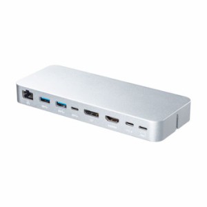 代引不可 USB Type-Cドッキングステーション マグネットタイプ USB PD対応 自宅 オフィス コンパクト 持ち運び 便利 サンワサプライ USB-