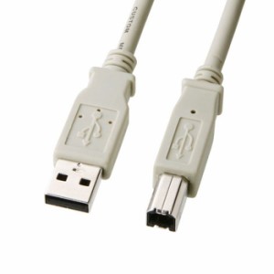 USBケーブル 3m USB2.0規格認証ケーブル 高品質 2重シールド ツイストペア線 耐振動 耐衝撃 サンワサプライ KU-3000K3