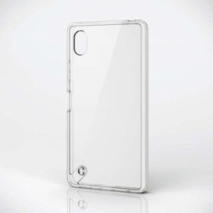 代引不可 Xperia Ace III ハイブリッドケース エクスペリア スマホ ケース カバー 衝撃吸収 エアクッション ストラップホール付 クリア 