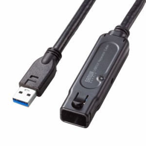 即納 代引不可 USB3.2アクティブリピーターケーブル 10m 抜け止めロック機構付 USBケーブル サンワサプライ KB-USB-RLK310