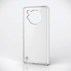 代引不可 AQUOS R7 ハイブリッドケース アクオス スマホ ケース カバー スリムスタイル エアクッション ストラップホール付 クリア エレ