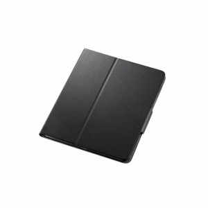 即納 代引不可 iPad Pro 12.9インチ 第6世代(2022)用ケース レザー 手帳型 ブラック エレコム TB-A22PLWVFUBK