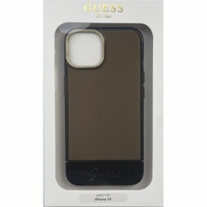 GUESS（ゲス） iPhone14 ダブルレイヤー ケース ブラック エアージェイ GUHCP14SHGCOK