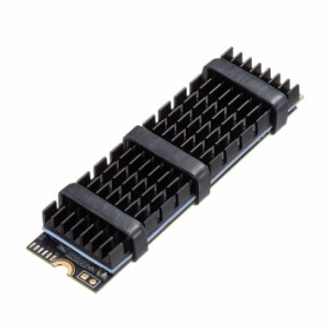 M.2 SSD用ヒートシンク パソコンパーツ 部品 アルミニウム ブラック サンワサプライ TK-HM5BK